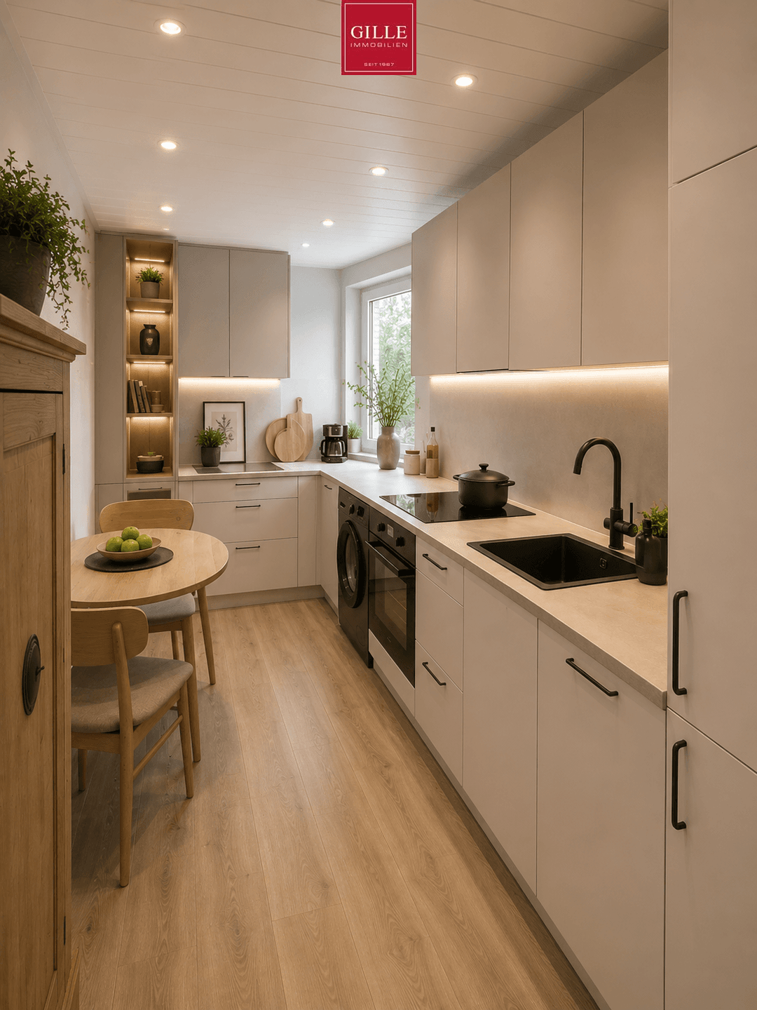 Ihr grünes Zuhause im Lukasviertel–Gepflegte 2-Zim. Whg mit Wintergarten, schönem Garten u. Duschbad